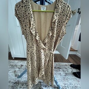 Sunday Best Beige and Black Dress